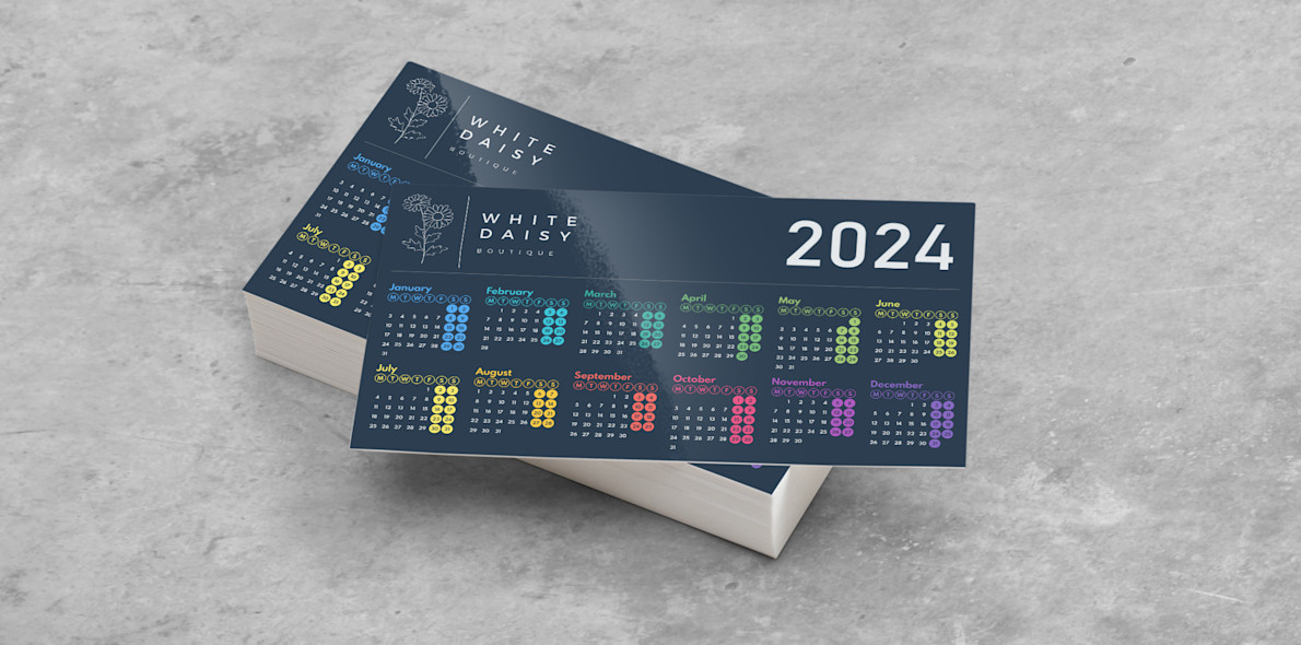 2024 Custom Pocket Calendar Pocket Size Calendar VistaPrint